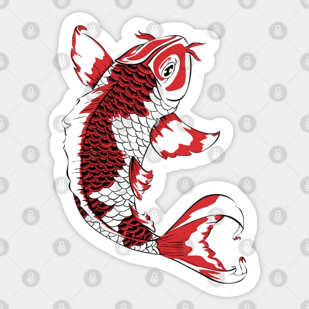 Koi Sticker by kellyoconnell